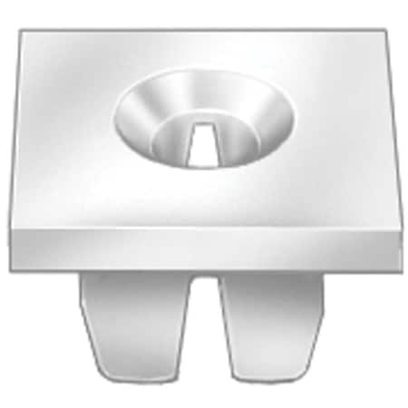 Auveco LICENSE PLATE NUT NYLON, 50PK 8435